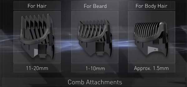 Panasonic ER-GB80-S attachments